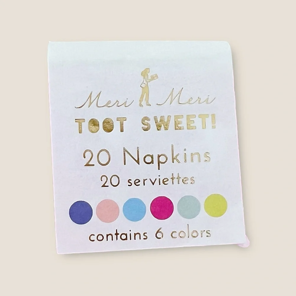 Meri Meri TOOT SWEET Fiesta Theme 20 Piece Papel Picado Napkins